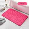 Memory Foam Bath Mat Bekväma golvbadmatta Mattor 40 * 60cm Supervattenabsorption Slippt badrumsgolv