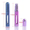 1000pcs New Arrival 12ml mini Spray Fashion Perfume Bottle Atomizer Deluxe Travel Portable Refillable Container LX3648