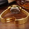 Luxe gouden mode herenhorloges Casual kristallen wijzerplaat Datum Automatisch mechanisch Roestvrij staal Sporthorloges voor mannen Geschenken 2235V