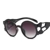 Occhiali da sole vuota rotonda donna designer di marchi da sole da sole donna occhiali da sole Gafas Gafas Feminino Holder18055675