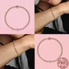 925 Серебряное серебряное золото розового золота Pulsera for Women Anniversary Fit Original Pandora Bracelet Jewelry6083258