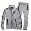 Outono Sportswear Tracksuits Homens Define tamanho grande vestuário dos homens jaqueta + calças 2 peças conjunto de esportes plus tamanho 8xl 7xl tracksuit man 201123