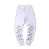 Kapalı Beyaz Pantolon Tasarımcı Havaalanı Cordon Swearpants Erkek ve Kadınlar Offs Yeni Spor Gevşek Pantolon Marka Markası Off Blazya Uzun Pantolon 860
