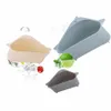 Supports d'évier de cuisine Panier de vidange triangulaire avec ventouses pouvant être suspendus Paniers de rangement en peau de fruits et légumes