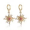 Cross-mirror wild copper earrings five-pointed star elephant starry sky gold-plated pendant jewelry