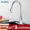 single hole kitchen faucet with sprayer