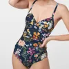 2020 Nieuwe Sexy One Stuk Badpak Vrouwen Badmode Plus Size Badpakken Vrouwelijke Zwarte Dot Zwemmen voor Badpak Zomer Beach Wear T200708