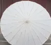 Nouveaux Parasols de mariage de mariée parapluies en papier blanc Mini parapluie artisanal chinois diamètre 20/30/40/60 cm parapluies de mariage DHL