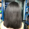 ボブレース13x4前頭ウィッグブラジルのバージンヘアストレートレース前頭髪のウィッグスイスレースの前部かつらプリプリック