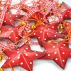 Weihnachtsdekorationen 12 Stück Vintage-Metallstern mit kleiner Glocke Weihnachtsbaumschmuck Frohe Weihnachten zum Aufhängen zu Hause 201203