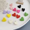 Stud 2022 Fashion Jewelry Fashionable Frosted Exaggerated Love Earrings Personality Girl Style Heart-shaped Gift