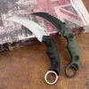 D2 stalen vaste mes zelfverdediging Karambit CS Go Rescue Outdoor Claw Hunting Survival Camping Military Tactical EDC Tool Mes