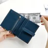 Kvinnor äkta läder plånbok lyxiga designers plånbok kvinna korta plånböcker bifold casual kreditkort hållare ficka mode mynt pur260l