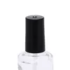 2021 5ml Ronde Vorm Hervulbare Lege Helder Glazen Nagellak Fles Voor Nail Art Met Borstel Zwarte Cap5558767