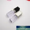 50 stks 4 ml / 4.5ml lege lip glanst buis DIY plastic elegante vloeibare lippenstift container vierkante lipgloss lip balsem fles