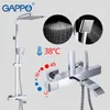 GAPPO thermostatic sets bathroom hot and cold mixer Brass faucet Bathtub system Waterfall shower LJ201209