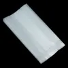 400pcs прозрачные пластиковые боковые боковые упаковки с пищевой упаковкой с открытым верхним уплотнением закуски сушено