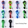 Silicone Hand Pipe Multi Designs Water pipes Tobacco Smoking Pipes Cartoon Figure multi designs for Dry Herb Portable unbreakable Wholesale