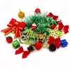 30/50cm PVCクリスマスツリー+クリスマスツリーの装飾アクセサリー+家のホリデーデクターのためのクリスマスライト文字列