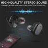 New Y30 TWS Bluetooth 5.0 Earphones Wireless Headphones In-ear Headsets Touch Control Noise Reduction with Charging Box Earbuds Cradle Design