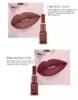 5pcs Pudaier Lipstick Set Matte Pumpkin Earth Color Vitamin E Moisturizing Waterproof Long Lasting