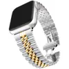 Stainless Steel Bracelet Metal Straps For Apple Watch Series 7 6 5 4 Se Bands Watchband For Iwatch 45mm 41mm 38mm 42mm 40mm 44mm Wristband Smart Accessories