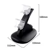 LED Dual Charger Dock Mount USB Charging Stand For PlayStation 4 PS4 ps4 pro Xbox One Gaming Wireless Controller With Retail Box ePacket
