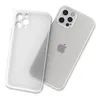 TPU Ultra Dunne Transparant Frosted Phone Cases voor iPhone 13 PRO MAX 12 MINI 11 XS XR X 8 7 Plus Beveiligingsdekking Schokbestendig Case