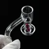 Soldado chanfrado com borda chanfrada Terp slurpers quartzo banger 10mm 14mm 18mm unhas para fumar bongues de água de vidro