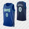 Uomo D'Angelo Russell Anthony Edwards Karl-Anthony Towns McKinley Wright IV Custom 75th Anniversary Antracite Jersey
