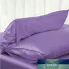 Solid Queen / Standard Silk Satin Pillow Case Beddengoed Kussensloop Smooth Home