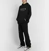 Popüler Paris Tarzı Streetwear'ın Siyah Erkek Hoodie Survêtements De Marque Pour Hommes Tasarımcı Kadın Tişörtü Bayanlar Hoodies Man Giyim