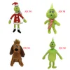 25 cm 32 cm Weihnachten Innendekoration Gefüllte Plüschpuppen XMS Cartoon Tiere Kinder Glückliches Geschenk M842