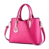 HBP-bakken tas portemonnees vrouwen handtassen PU lederen grote capaciteit schoudertassen casual draagtas rode kleur