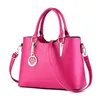 HBP Totes Bag Bolsas Femininas Bolsas de Couro PU Bolsas de Ombro de Grande Capacidade Bolsa Casual Cor Vermelha