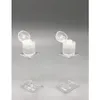 1オンスのフリップキャップトラベルコンテナペットボトルトラベル空の透明な詰め替え可能な容器メイクアップ液体サンプル9RS8N4972799
