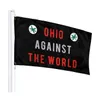 Ohio mot världen Flaggor Banners 3 'x 5'ft 100d Polyester Snabb leverans med två mässingsgrommets