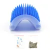 Cat Corner Brush Long Hairceaky Face Massage Plastic Scratch Combs Compasion Self Grooming Brush Cats مع Catnip CFYL0223