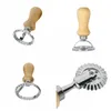 Baking & Pastry Tools Ravioli Stamp Classical Cutter Maker Wood Handle Pasta Mold Tool Dough Slicer Cookie