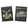 파우치 Mylar 가방 3.5g 고릴라 접착제 포장 가방 지퍼 잠금 장치가 있는 노란색 검정색 플라스틱 포장 케이스 건조한 허브 꽃 냄새 증거 가방을 위한 캘리포니아 패키지