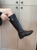 Gran oferta-Botas planas para mujer, botines, zapatos de invierno para mujer, plataforma Sexy, tacones altos hasta el muslo, botas altas sexis para mujer