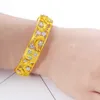 Animal Birds Patterned Womens Bangle Armband 18 K Geel Goud Gevuld Unieke Stijl Bruiloft Sieraden Gift