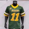 قمصان كرة القدم الجديدة NDSU North Dakota State Bison Football Jersey NCAA College Carson Wentz Trey Lance Ty Brooks Adam Cofield Christian Watson Sproles Tuszka