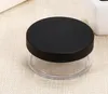 50g 50 ml Tom Sifter Jar Loose Powder Blusher Puff Case Box Makeup Kosmetiska burkar Containrar med Sifter Locks SN2030