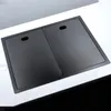 Black Nano nascosto in acciaio inossidabile inossidabile cucina fatta per cucina a doppia ciotola bancone Big Basin Balcony Basin Sink4959730