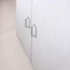 0.4x3M White Wood Furniture Renovation Sticker PVC Solid Color Self-adhesive Wallpaper Cabinet Wardrobe Waterproof Wall Sticker 201201