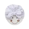 Bows Knot NOUVEAU CHEUR BÉBÉ CHAPLE BANDE MODE HODGING HOOD BEUIE Couleur solide Chapeaux Girl Pullover CAP GWC58306206433