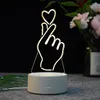 3D LED Lamp Creative Night Lights Novelty Illusion Nights Table For Home Decorative