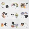 10pcs MDF Sublimation Blank Fridge Magnets 15 Styles DIY Sublimation Blanks Lovely Soft Refrigerator Magnet Home Furnishing Decorate XD24104