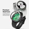 Anneau de lunette pour Samsung Galaxy montre 4 classique 46mm 46mm Gear S3 S2 Anti-chute métal protecteur couverture étui Galaxy Watch 3 45mm 41mm